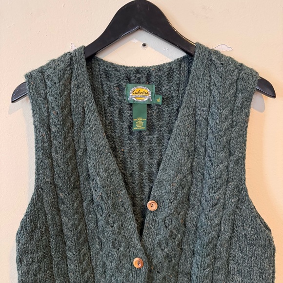 Cabela’s Aran Fisherman Knit Vest - Picture 2 of 5